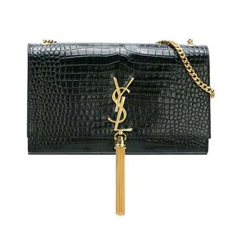 ysl kate small croc|Shop Saint Laurent Small Kate Crocodile.